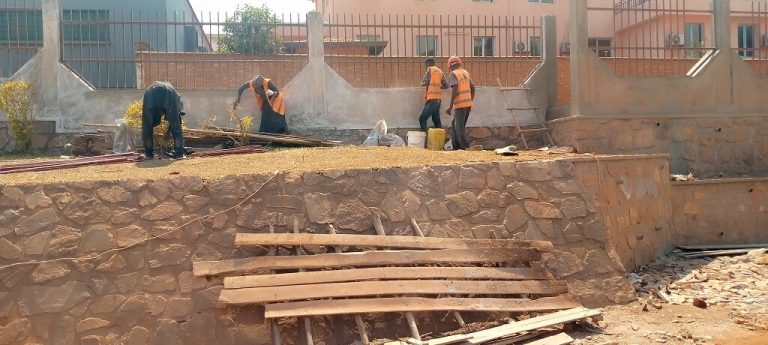 Chantier de réhabilitation du CNAR Gitega