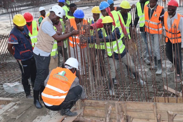 Les travaux de construction du Building administratif de Gitega vont de bon train